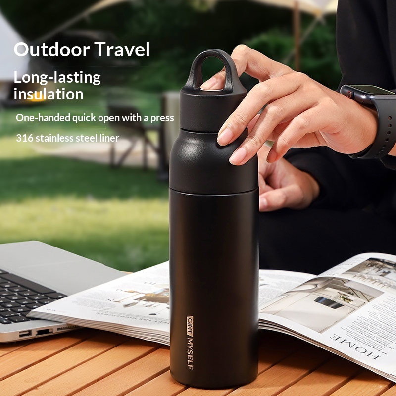 Stainless Steel Portable Womens Hiking Bottle