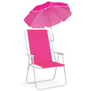 Folding Beach Chair with Umbrella XL