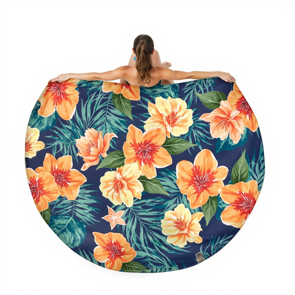 Large Quick-Dry Microfiber Beach Towel — Sand-Resistant & Travel-Ready
