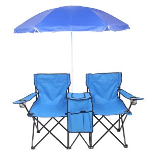 Outdoor Beach Fishing Chair with Umbrella
