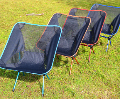 Ergonomic Folding Camping Chair — Premium Back Support Seat for Outdoor Adventures