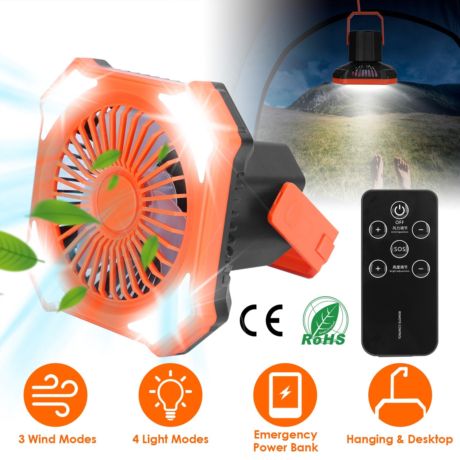 Best Portable Camping Fan 2026: Battery USB Rechargeable Outdoor Cooling Fan (Honest Review)